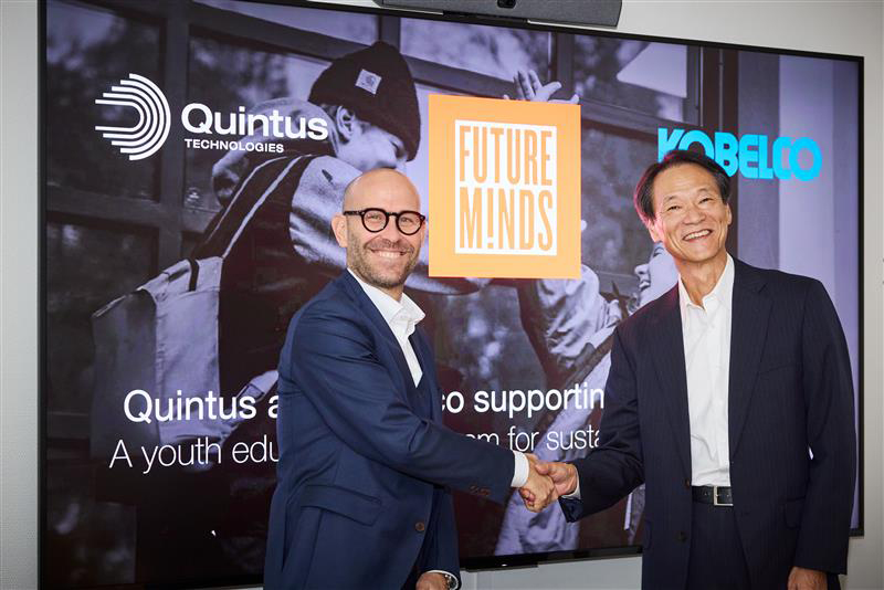 セレモニーに神戸製鋼・副社長の永良哉さんが応援に